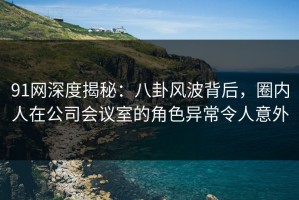 91网深度揭秘：八卦风波背后，圈内人在公司会议室的角色异常令人意外